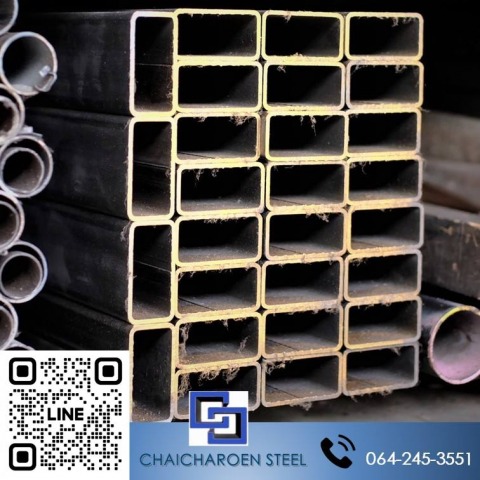 ท่อเหล็กแบนผิวดำ